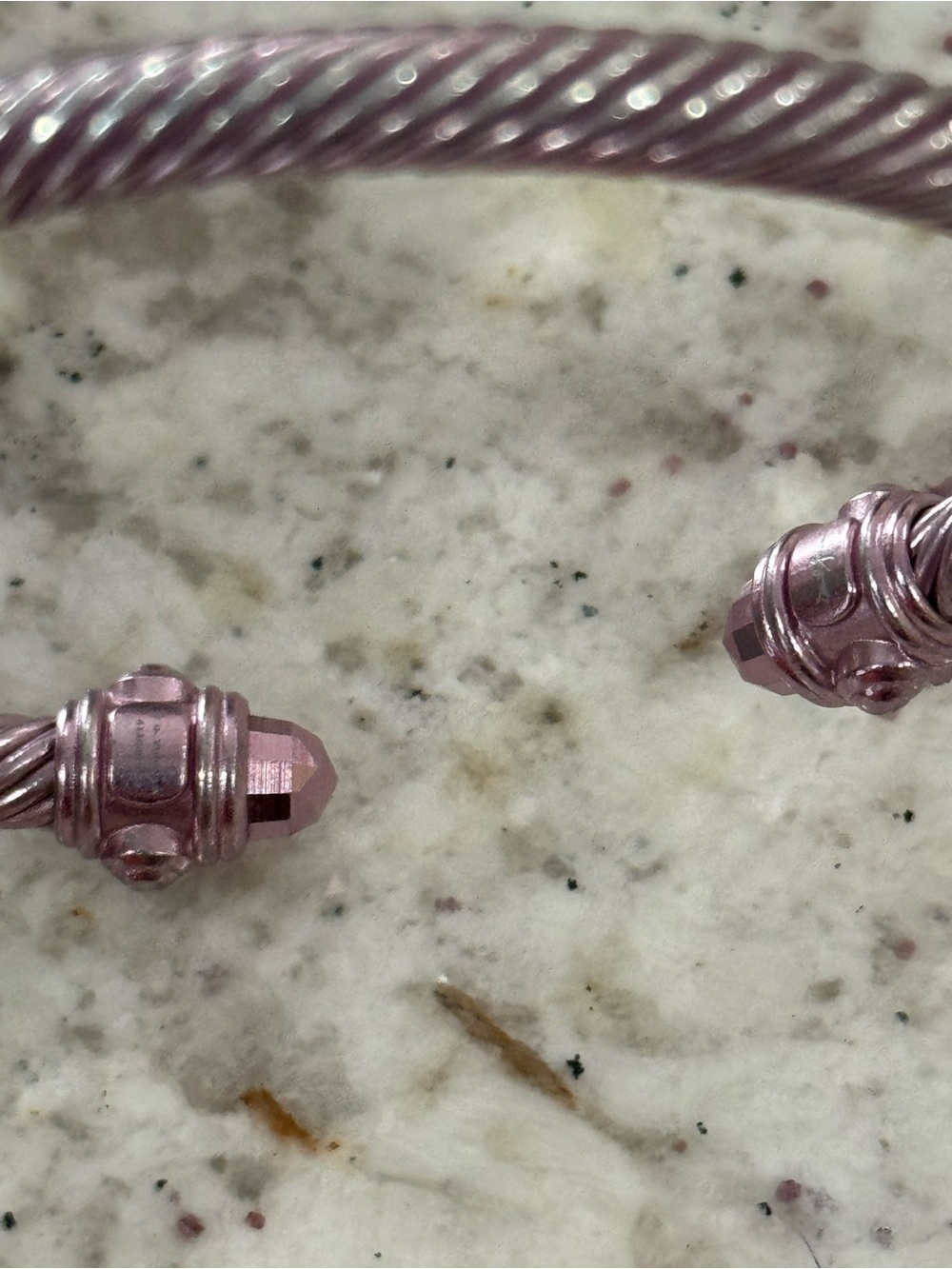 David Yurman Pink Aluminum Bracelet - Picture 3 of 4